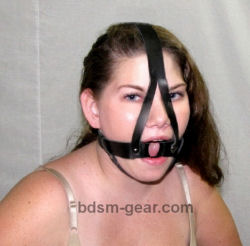 Rubber O-Ring Gags with Head Harness