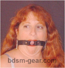 Rubber over Steel Ring Gag