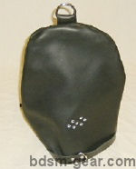 Leather fetish bdsm bondage hoods for humiliation