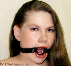Leather Wrapped Ring Gag