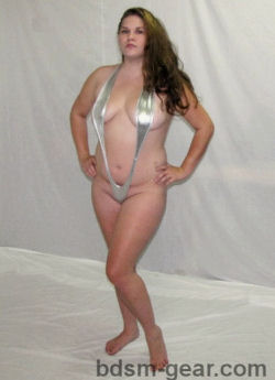 Super Skimpy Silver Lingerie
