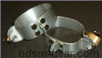 Metal bdsm bondage cuffs set