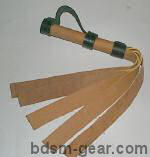 leather and suede gorean floggers