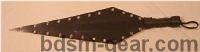 extra large king size leather paddle bdsm bondage fetish