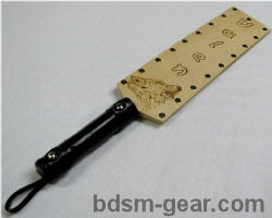 Custom Hand Burned Leather Paddle