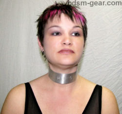 Personalized Wide Aluminum Collar