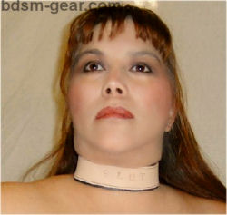 personalized tooling leather human collar