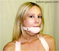 Soft Pink Leather Gag