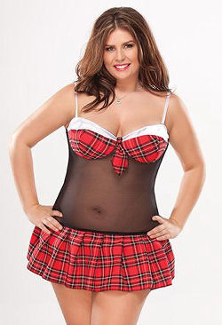 Plus Size School Girl Outfit