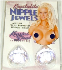 Purple Diamonds Adjustable Nipple Jewelry