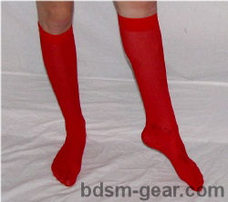 Red Knee-Hi Stockings