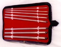 Stainless Steel straight sound kit, medical play, slave humiliation and anal play, bdsm and bondage gear