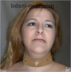 online Leather bdsm bondage victorian heart choker store