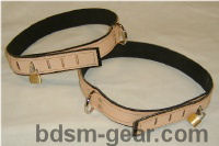 leather bondage cuffs spreaders binders and bdsm gear
