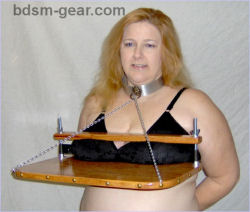 slaves serving tray for humiliation dehumanization bdsm fetish gothic gorean submissive and slave bondage