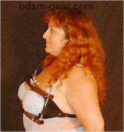 breast torture vice or device for bdsm sadist fetish gothic gorean submissive and slave bondage