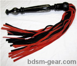 Fancy Black Handled Flogger