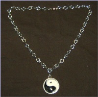 ying yang necklace for bdsm fetish gothic gorean bondage lifestyle slave or submissive