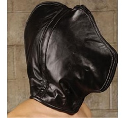 Zip Up Bondage Hood