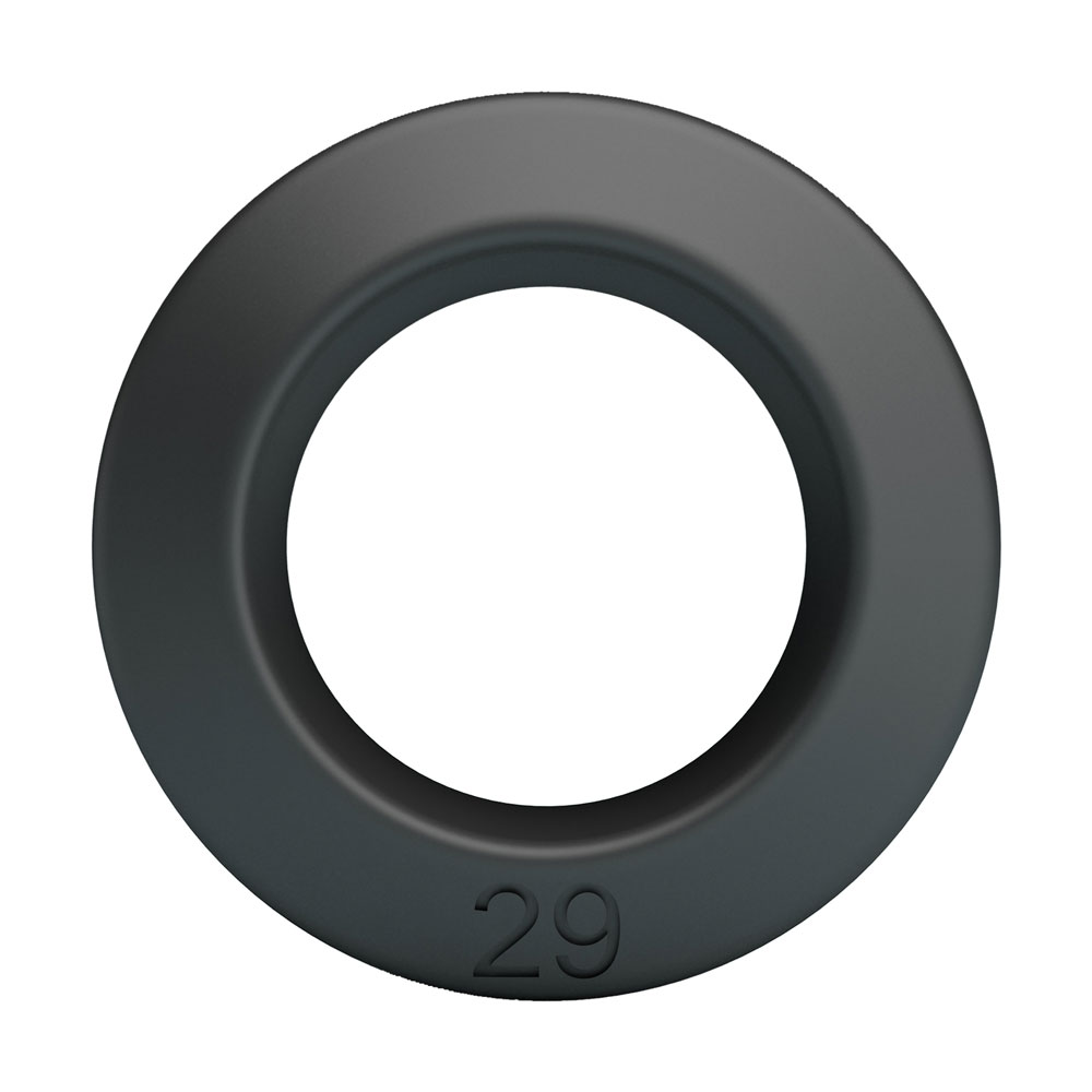 Brodan - Cockring Super Soft Silicone - Black