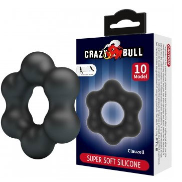 Clauzell - Cockring Super Soft Silicone - Black
