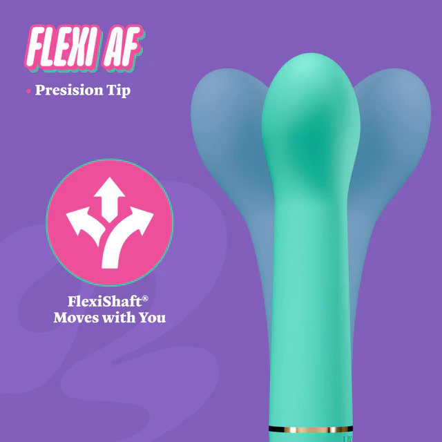 Aria - Flirty Af 2.0 - Rechargeable Vibe - Teal