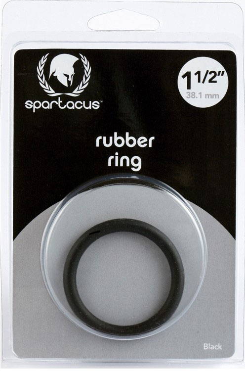 1.5 Inch Rubber C-Ring - Black