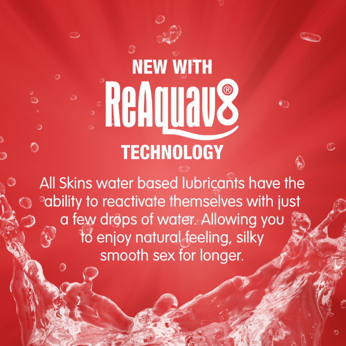 Skins Strawberry Water Based Lubricant 4.4oz