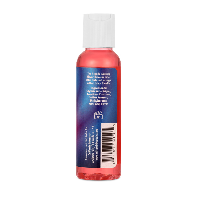 Razzels Warming Lubricant - Sinful Strawberry - 2.5 Oz. Bottle