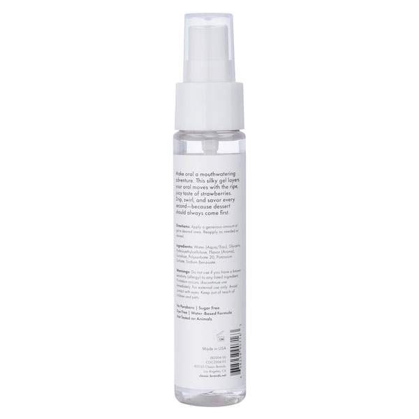 Blow Me Strawberry Oral Sex Gel - 2oz