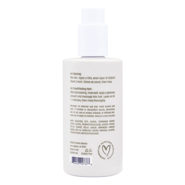 Coochy Shave Cream - Au Natural 8 Floz 237 ml