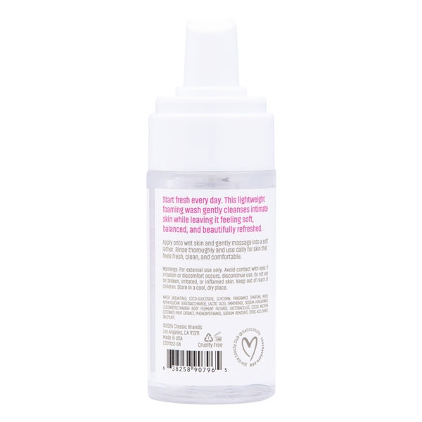 Coochy Fab Fresh Intimate Foaming Cleanser - Peony (4 Floz / 118 ml)