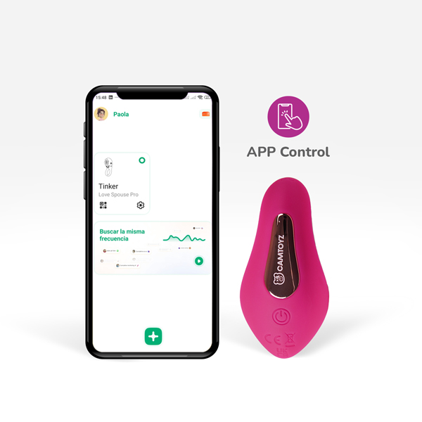 Panty Vibrator Tinker Majestic App Based - Pink