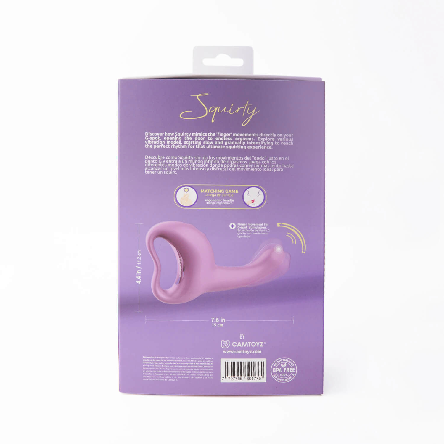 Squirty Vibrator and Stimulator - Purple