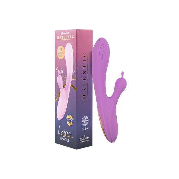 Double Leyla Vibrator - Purple
