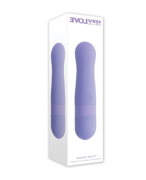 Squishy Bullet Internal and Clitoral Stimulation - Purple