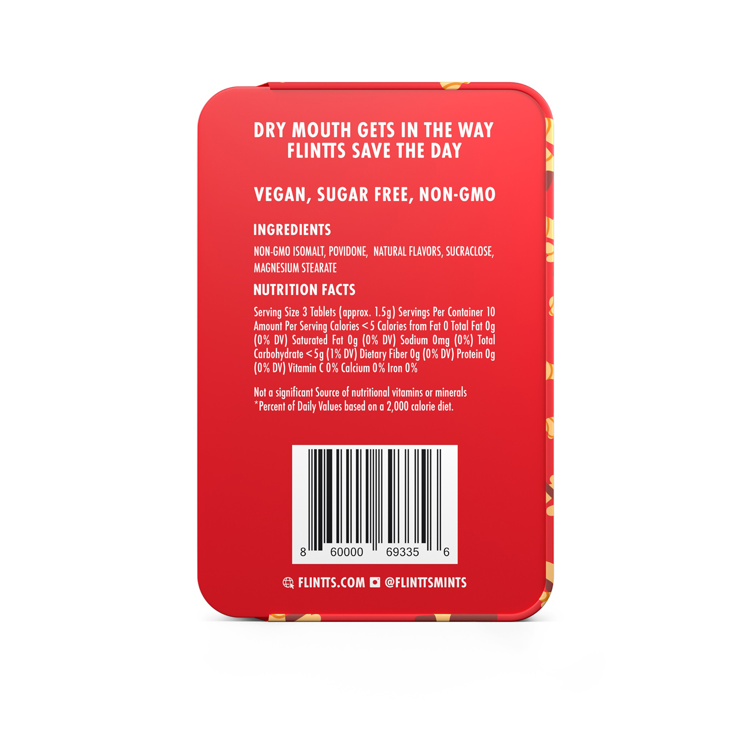 Flintts Mouth Watering Mints Cinnamon Ginger - F-Strength 300