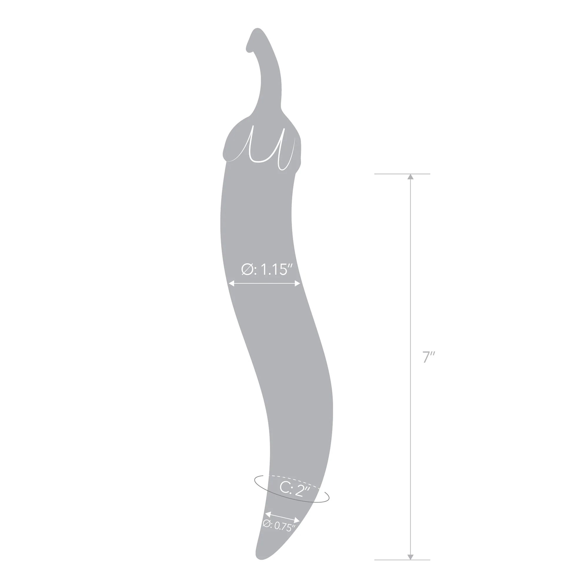 Glas Naturals Chili Pepper Dildo