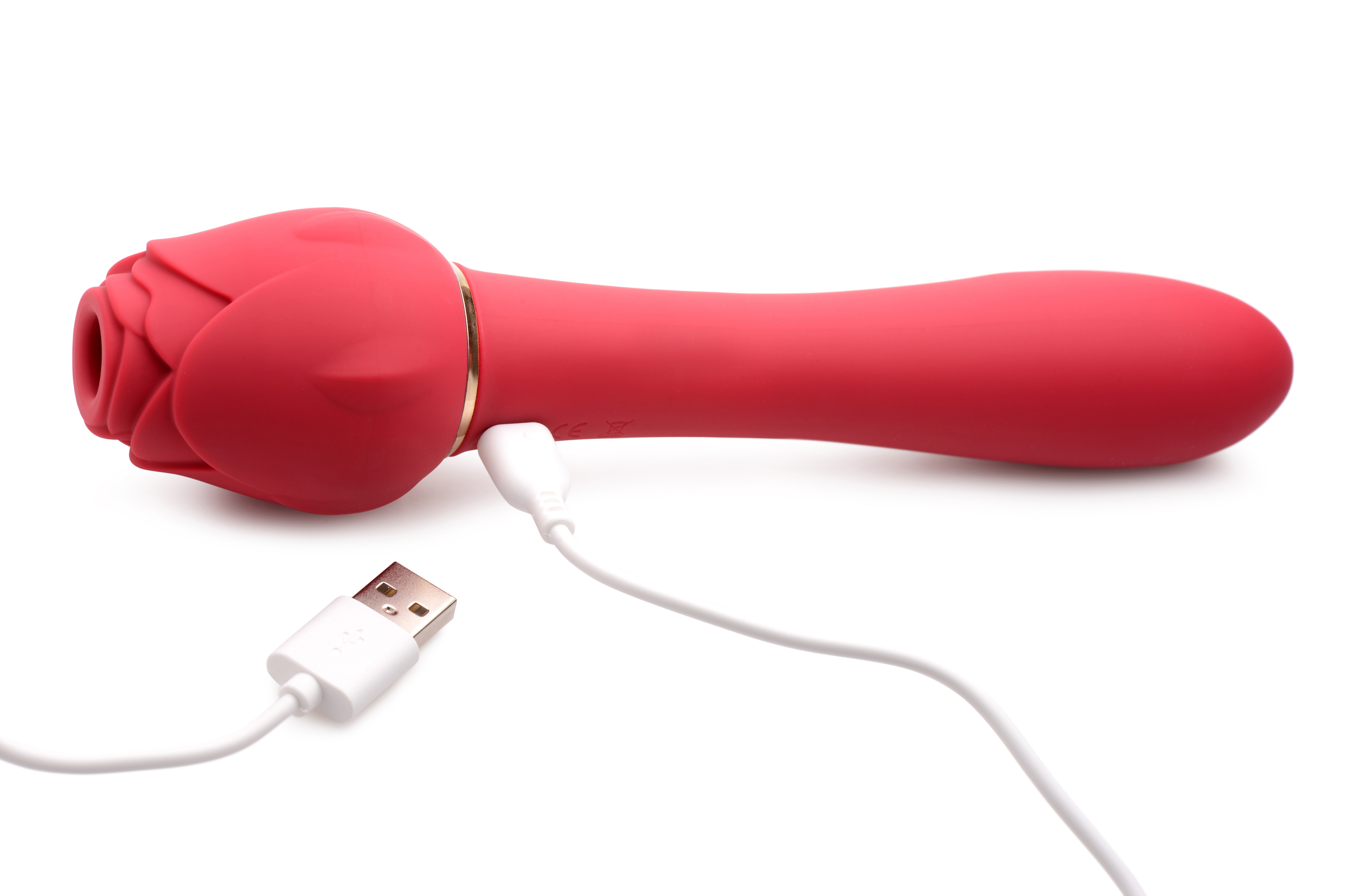 Bloomgasm - Sweet Heart Rose 5x Suction Rose and 10x Vibrator - Pink
