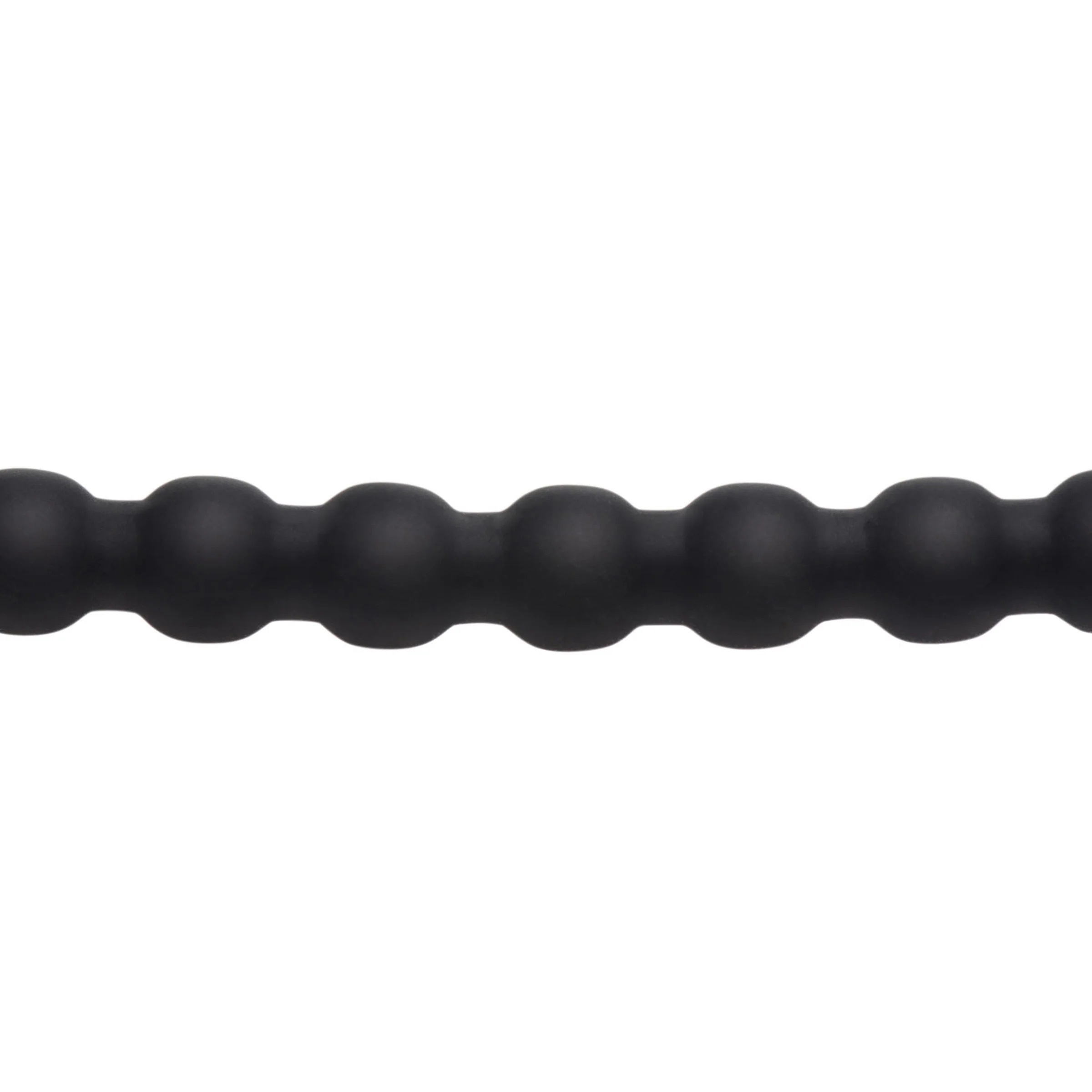 28x Dark Chain Rechargeable Remote Silicone Sound - Black