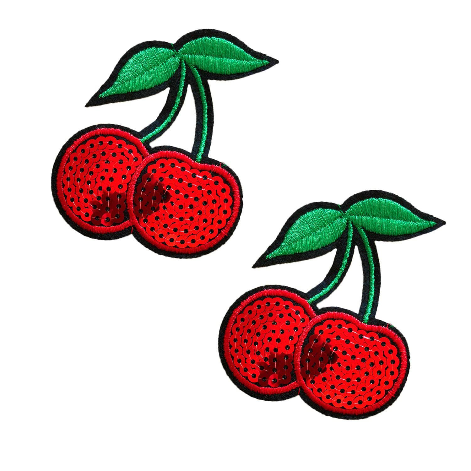 Cherry Licious Sequin Nifty Nipztix Nipple Cover Pasties