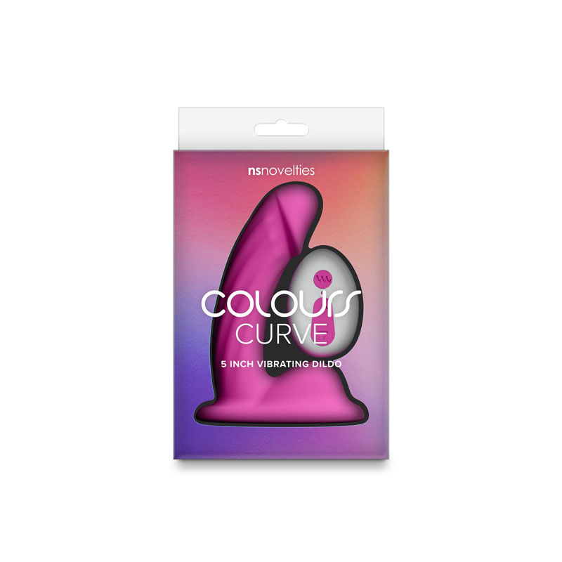 Colours Curve Vibrating 5" Dildo