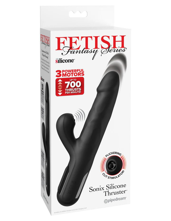 Fetish Fantasy Series Sonix Silicone Thruster - Black