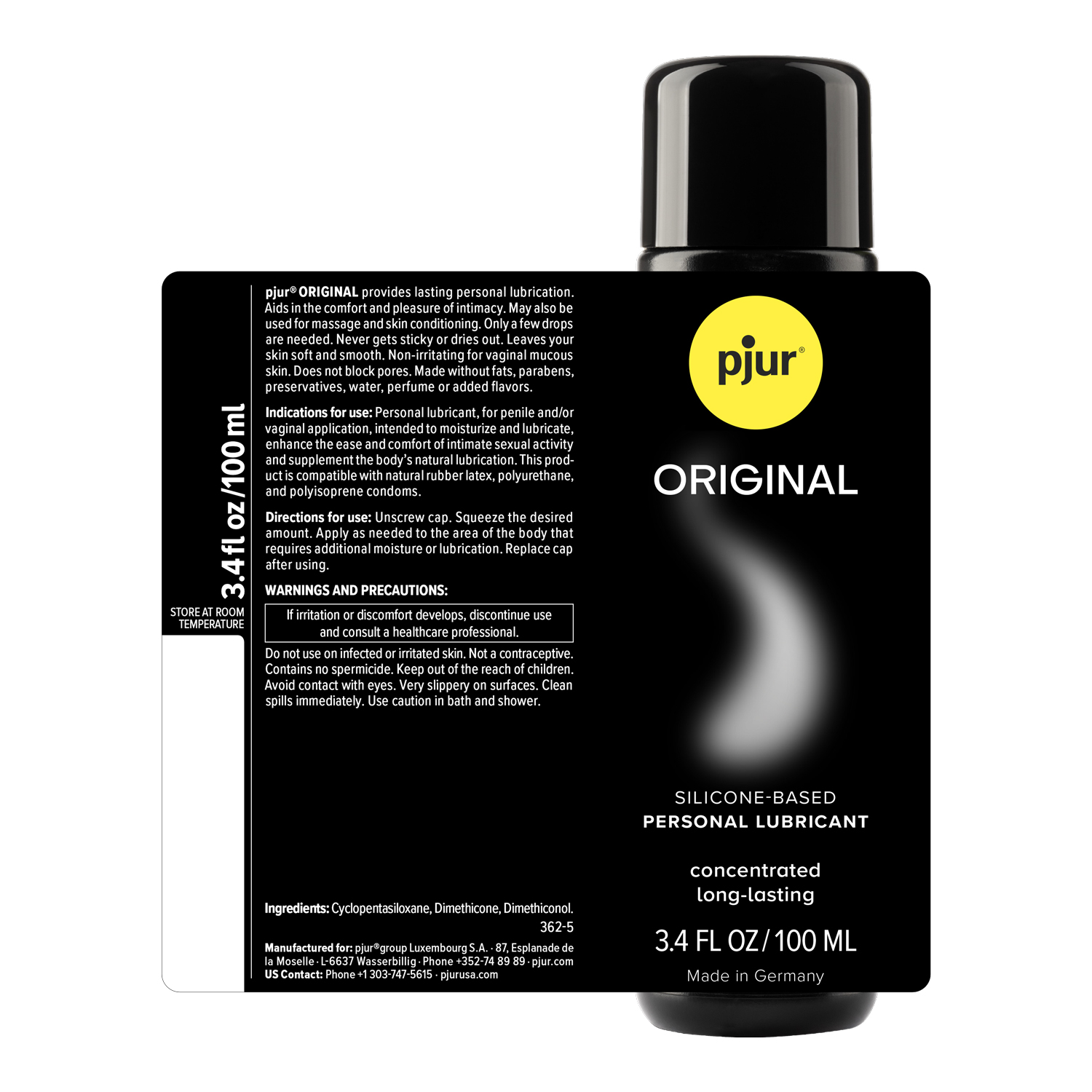 Pjur Original - 3.4 Fl. Oz. 100ml