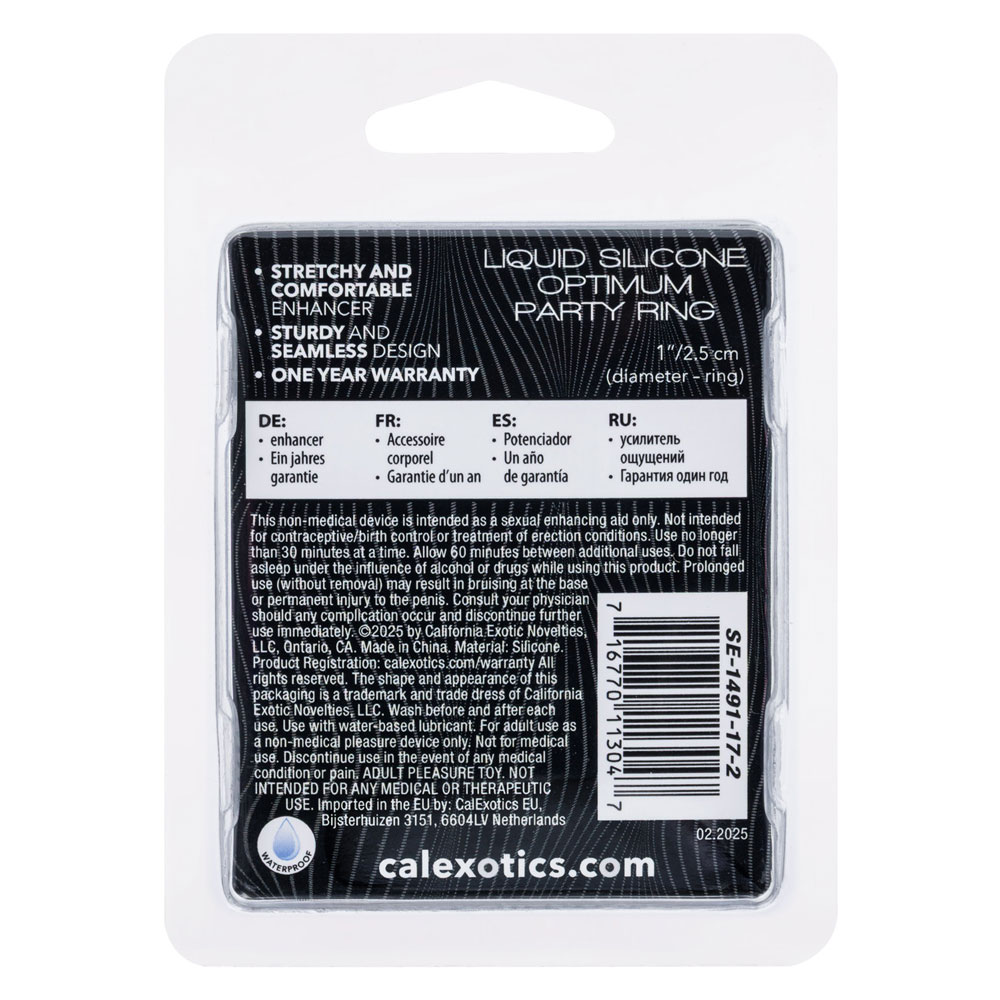 Alpha Liquid Silicone Optimum Party Ring