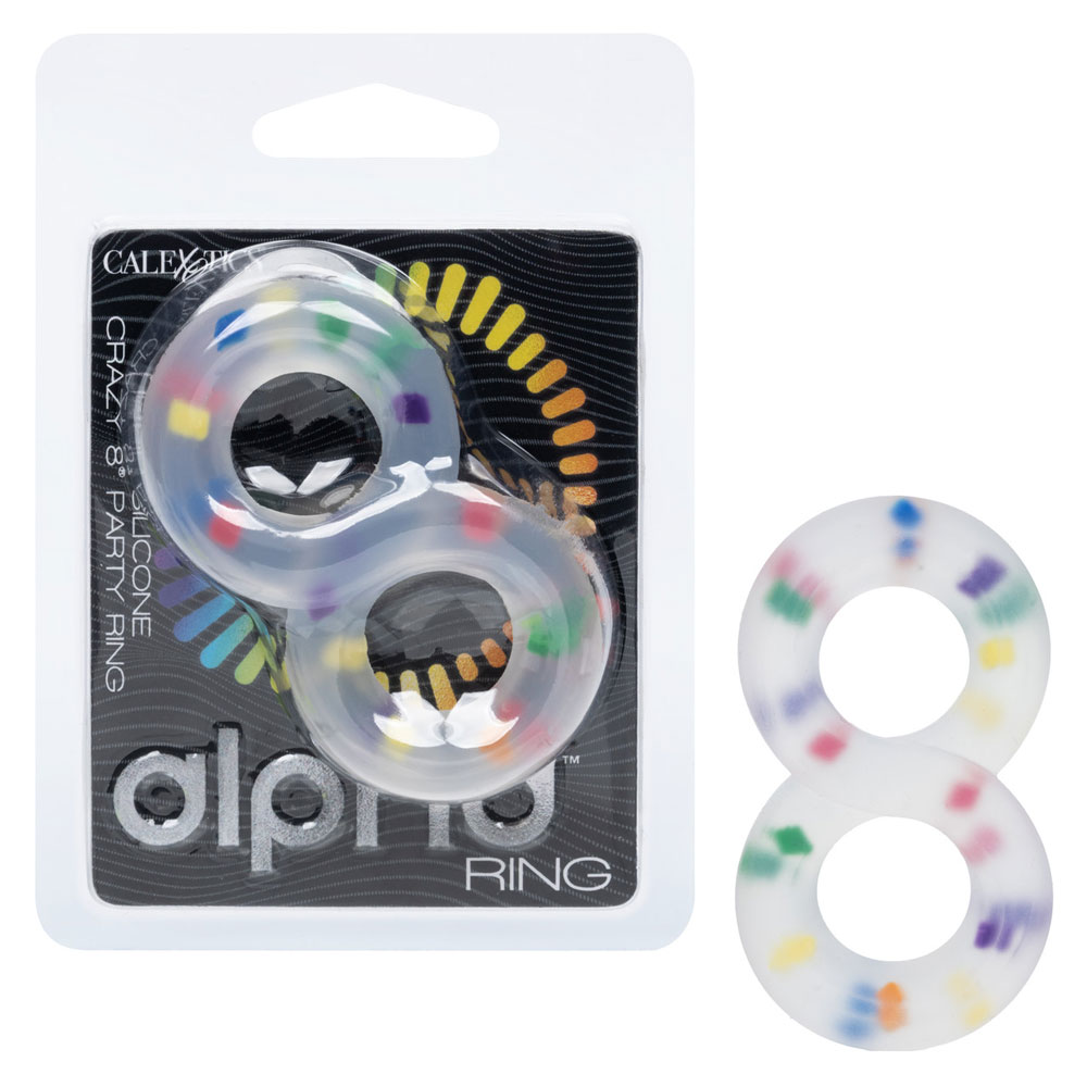 Alpha Liquid Silicone Crazy 8 Party Ring