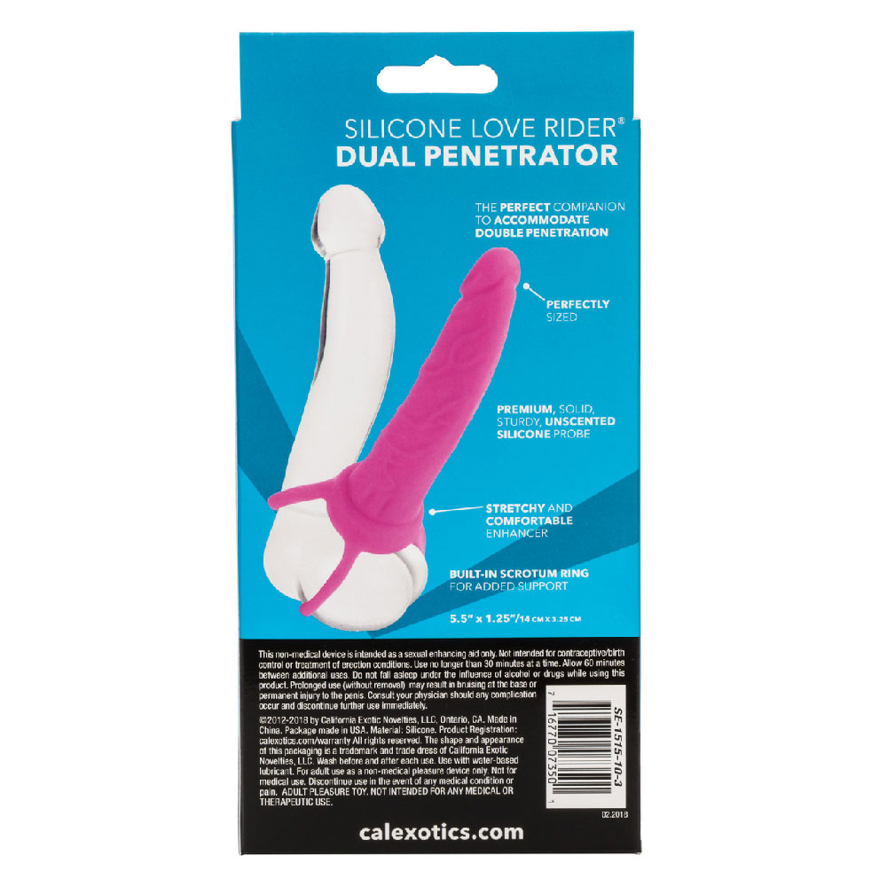 Silicone Love Rider Dual Penetrator