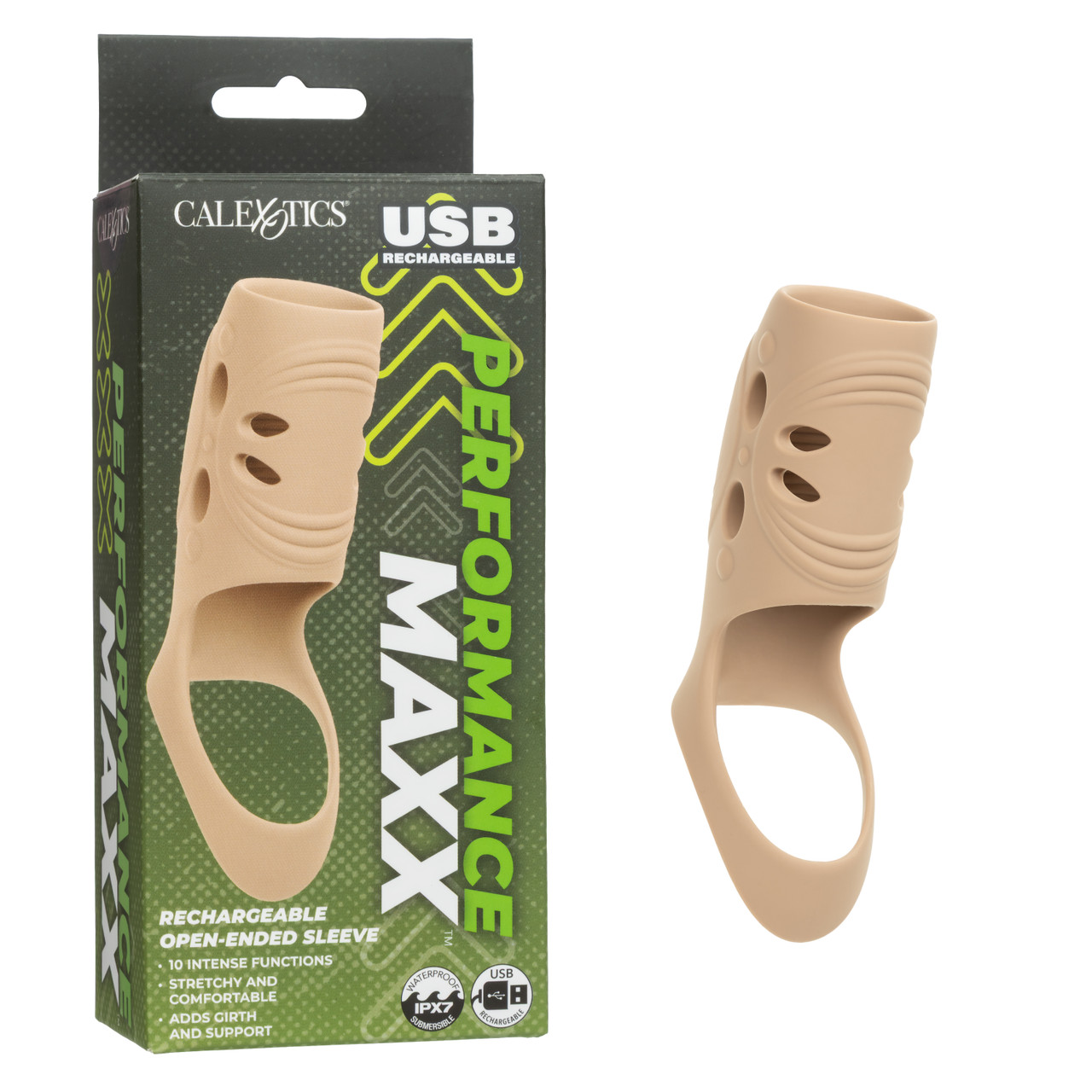 Performance Maxx Rechargeable Open-Ended Sleeve - Ivory