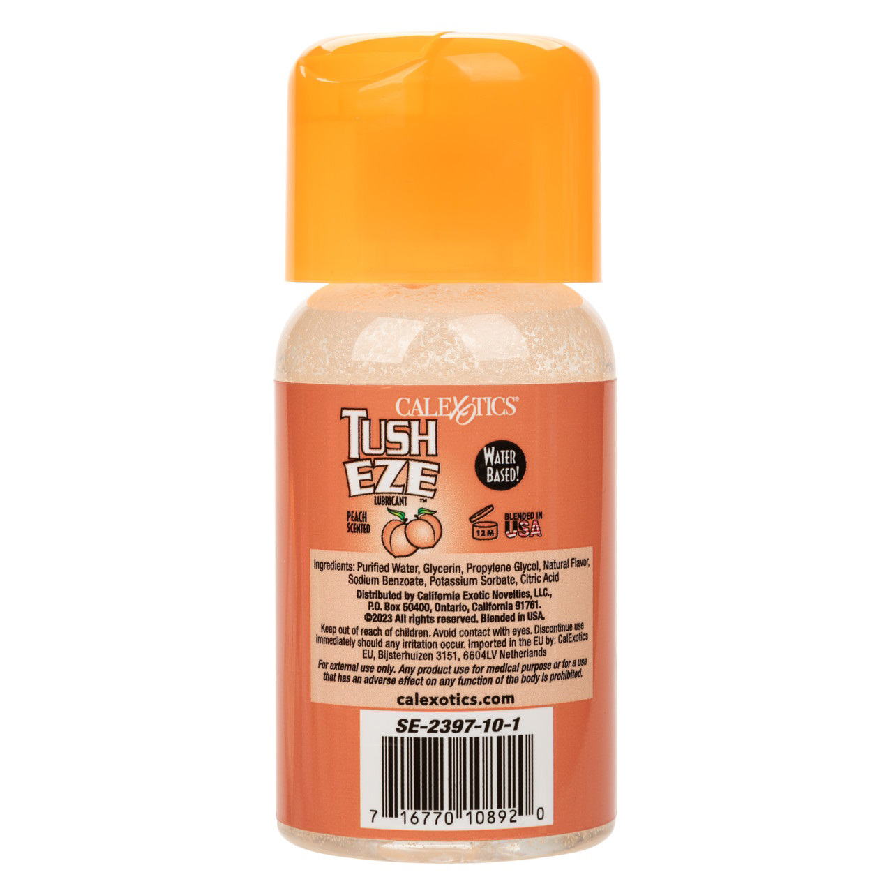 Tush Eze Lubricant - Peach Scented - 6 Oz./177 ml