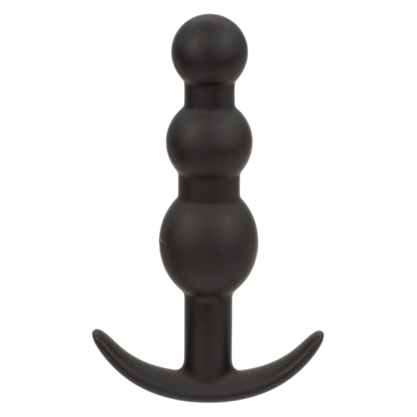 Boundless Vibrating Beaded Plug Rechargeable - Black